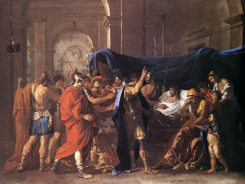 Nicolas Poussin Death of Germanicus 1627 Oil on canvas